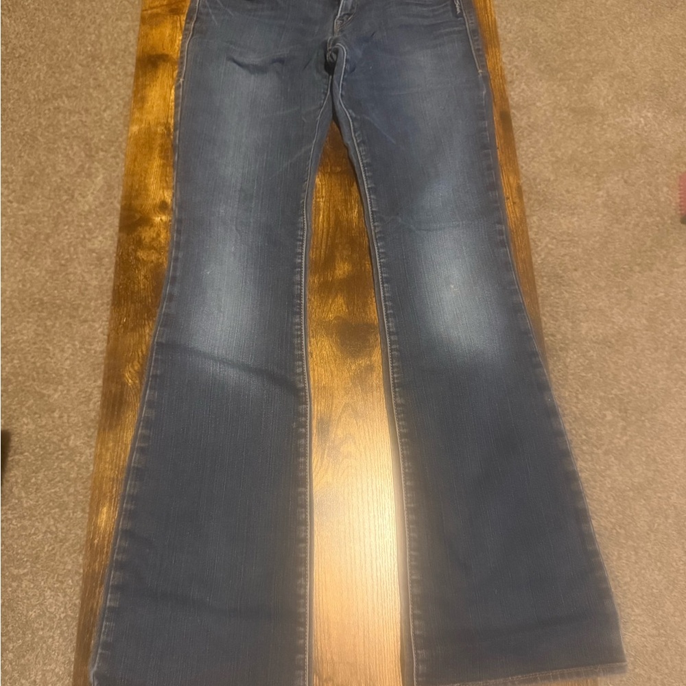 Silver Jeans Women's Faded Indigo Flare Jeans